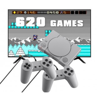 2021 новая классическая 8-битная Мини домашняя игровая консоль PS1 Ретро игровая консоль для двух игроков 620 игр
