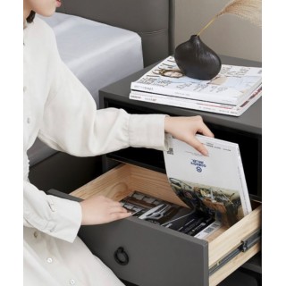 Прикроватная тумбочка Xiaomi 8H Jun Italian Light Luxury Bedside Table Dark Grey (JMG3)