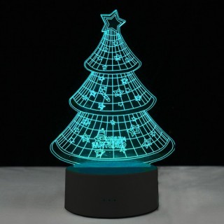 3D светильник-Ёлка