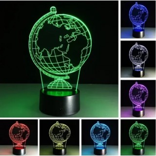 3D светильник-Глобус