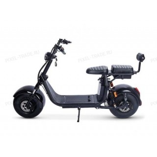 Электроскутер Citycoco X7 1500W, 20А 60В Черный Карбон (плюс доп. место для второй АКБ) 