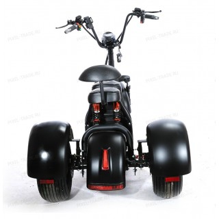 Электроскутер трехколесный Citycoco Черный 2000W, 60В 20Ah