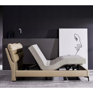 Умная двуспальная кровать Xiaomi 8H Milan Smart Leather Electric Bed S 1.8 m Beige