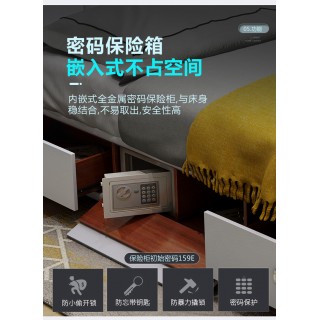 MANBAS Tech-Умная многофункциональная кровать из натуральной кожи Ultimate Camas Tatami Lit 
