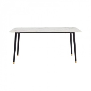 Комплект обеденной мебели стол 1.4м и 4 стула Xiaomi Lin's Wood Light Luxury Table and Four Chairs White&Black