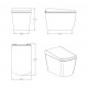 Умный унитаз YouSmart Intelligent Toilet White (S300) 400мм