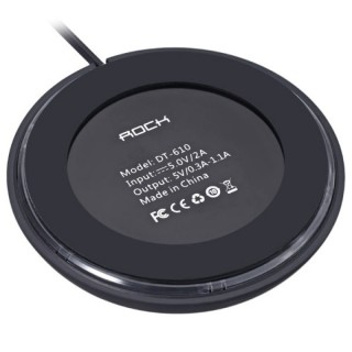 Беспроводное зарядное устройство Rock W5 Wireless charger (DT-610) Black